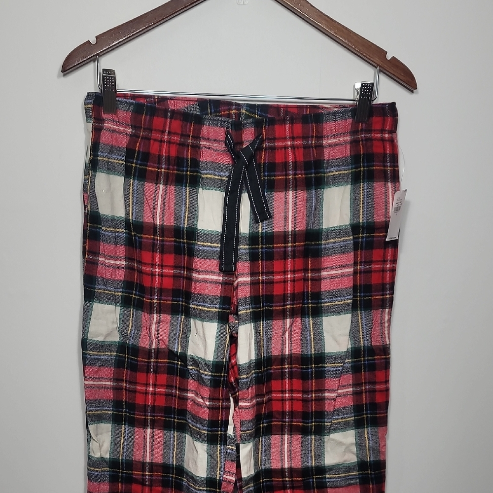 Old Navy Colorful Plaid Pajama Fleece Pajama